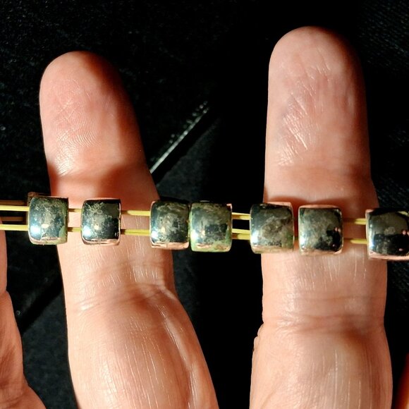 Napier Pineapple Earrings, Elastic Bracelet, Silver/Gold Toned Hoop Earrings - Picture 9 of 9